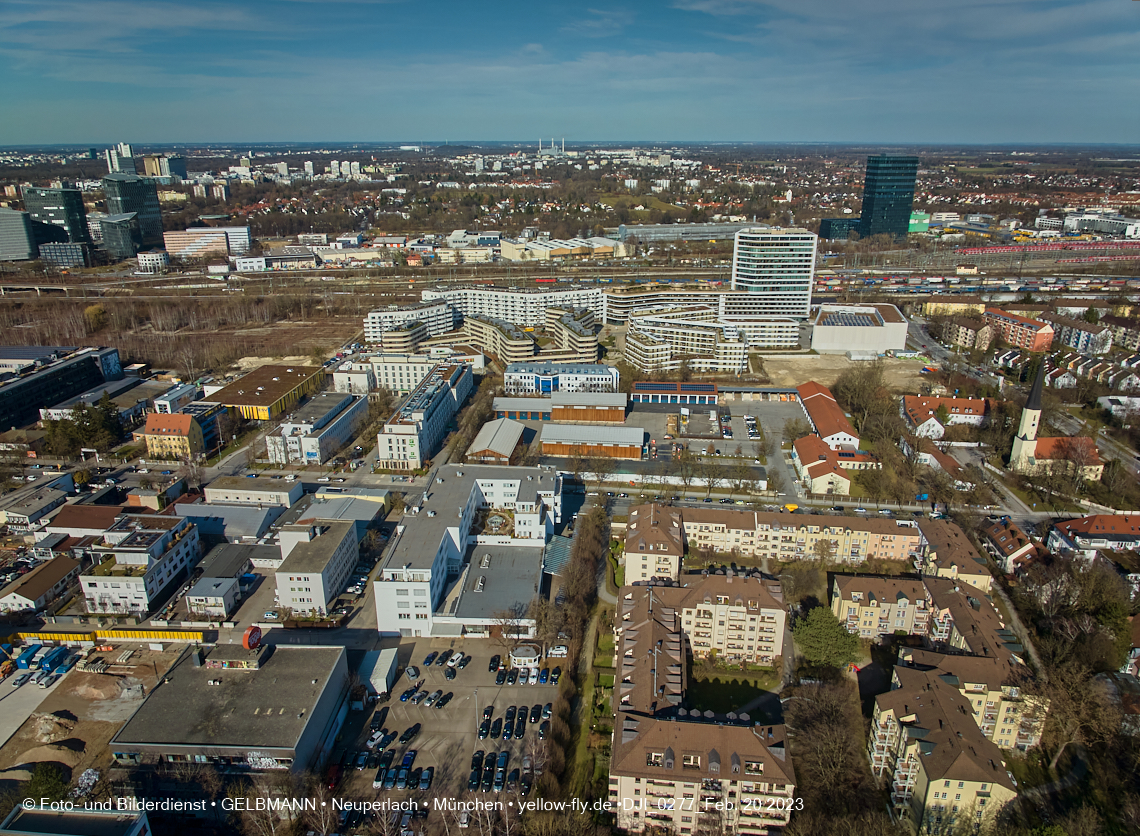 20.02.2023 - Copterfotos und Luftbilder von Berg am Laim